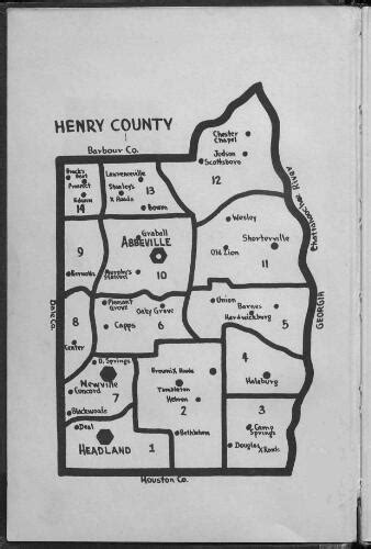 History of Henry County, Alabama