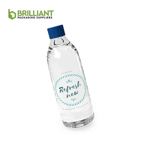 Custom Clear Bottle Labels | Brilliant Packaging Suppliers