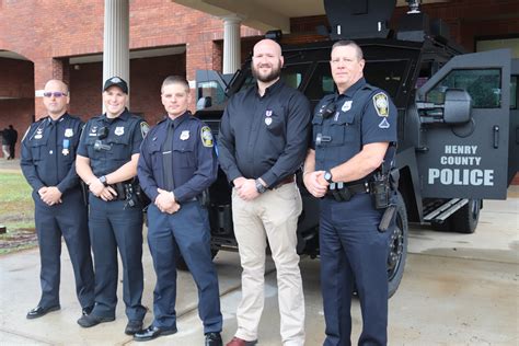 Henry Police award officers, unveil armored vehicle – Henry County Times