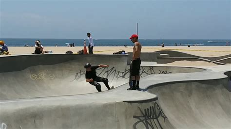 Venice Skate Park Re-Opens! - YouTube