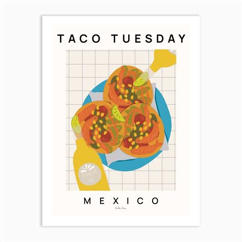 Taco Art Print by Karliinaanna - Fy