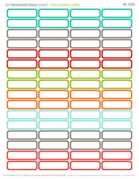 Free Fillable Printable Labels - Free Templates Printable