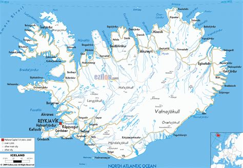 Iceland Map - ToursMaps.com