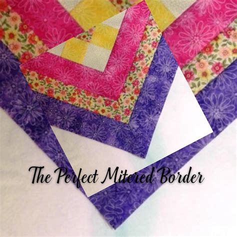 Quilt Pattern Mitered Corners Printed Copy Sewing - Etsy