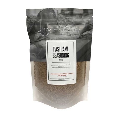 Misty Gully Pastrami Seasoning Mix 250g | Smoked & Cured