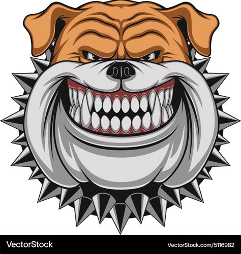 Angry dog Royalty Free Vector Image - VectorStock