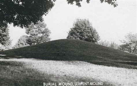 CF-144 OH, Burial Mound Serpent Mound Museum Real Photo Postcard RPPC Ohio | eBay