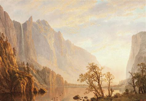 Western Landscape Painting by Albert Bierstadt - Pixels