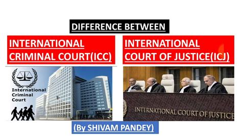 DIFFERENCE BETWEEN INTERNATIONAL CRIMINAL COURT (ICC) AND INTERNATIONAL COURT OF JUSTICE (ICJ ...