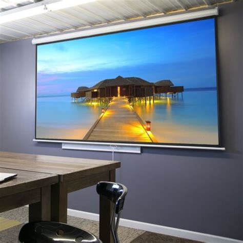 100" Diagonal 16:9 Projection Projector Screen HD Manual