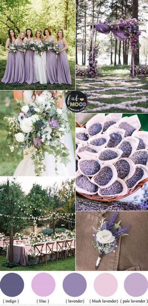 Lavender and Lilac Wedding Colours For Romantic Brides