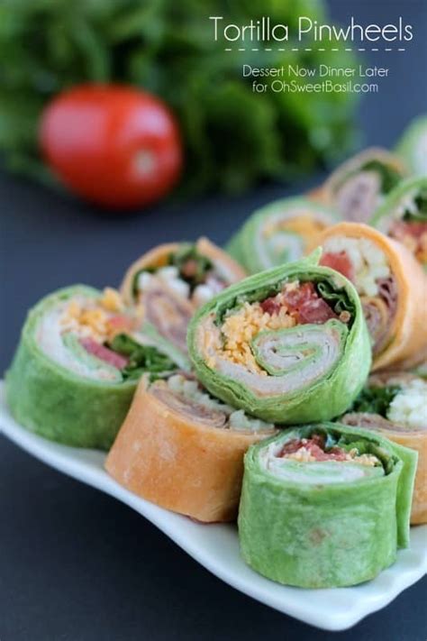 Tortilla Pinwheels - Oh Sweet Basil