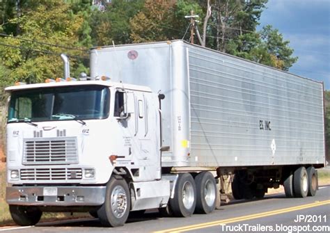 TRUCK TRAILER Transport Express Freight Logistic Diesel Mack Peterbilt ...