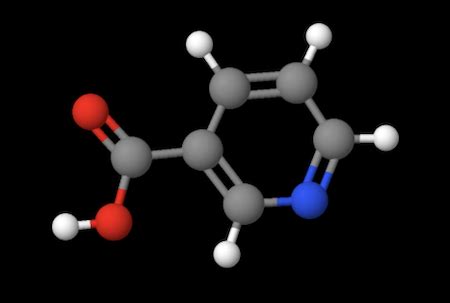 What is the molecular geometry of niacin (C_6H_5NO_2)? | Study.com