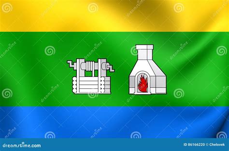 Flag of the Yekaterinburg, Russia. Stock Illustration - Illustration of horizontal, ensign: 86166220