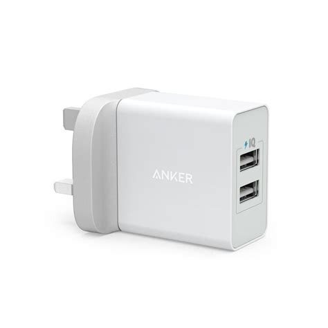 Buy Anker 2-port Usb Charger 24w 4.8a Online in UAE | Sharaf DG