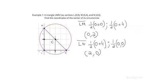 How to Construct a Circle Circumscribed About a Triangle | Geometry | Study.com