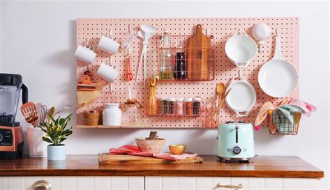 Pinterest's Most Stylish Kitchen Pegboard Ideas - Small Space Living