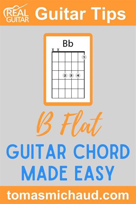 Play The B Flat Major Chord On Guitar | Guitar chords, B flat guitar ...