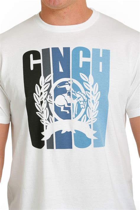 Cinch White Logo Tee - Al-Bar Ranch