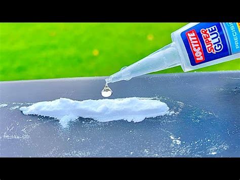 Super Glue and Baking soda ! Pour Glue on Baking soda and Amaze With Results