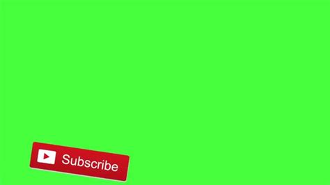 Subscribe Button Green Screen Animation - YouTube