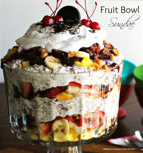 Fruit Bowl Sundae - melissassouthernstylekitchen.com