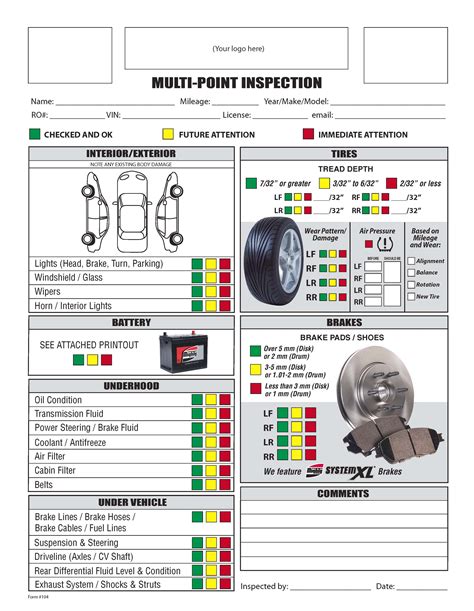 Vehicle Maintenance Forms – planner template free