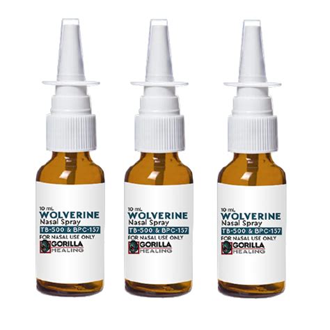 Gorilla Healing Wolverine Nasal Spray ULTRA - EXP India | Ubuy