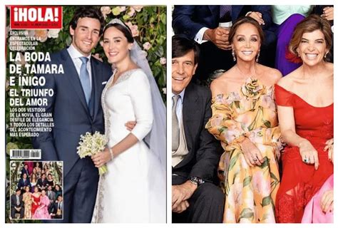 Este fue el vestido elegido por Isabel Preysler para la boda de su hija, Tamara Falcó