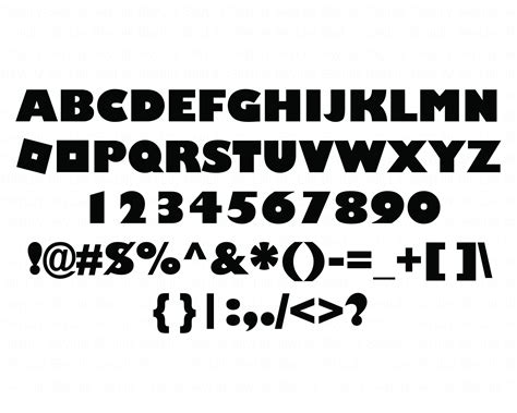 Roblox Font .TTF Format Letters, Numbers, Symbols Instant Digital Download - Etsy