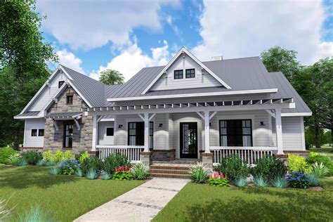 Modern Farmhouse with Side-load Garage and Optional Bonus Room ...