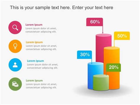 Cylinder Bar Graph PowerPoint Template | SlideUpLift