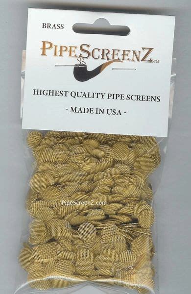 1000+ Count 3/8" (0.375") Brass Pipe Screens Made in the USA ...