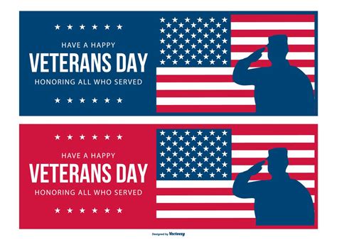 Veteran Day Banner Collection - Download Free Vector Art, Stock Graphics & Images