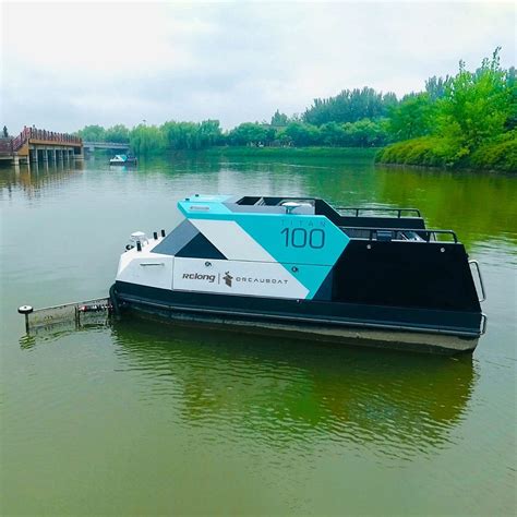 Boat harvester - UCB300-44 - Relong - aquatic weed / unmanned