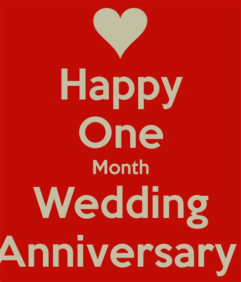 Happy One Month Wedding Anniversary Quotes - ShortQuotes.cc