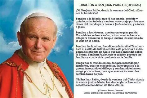 Pin de WANDA GONZALEZ en Oraciones para el alma... | Oraciones, San juan pablo ii, Oración al ...