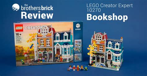 LEGO Creator Expert Modular 10270 Bookshop Review-Cover - The Brothers ...