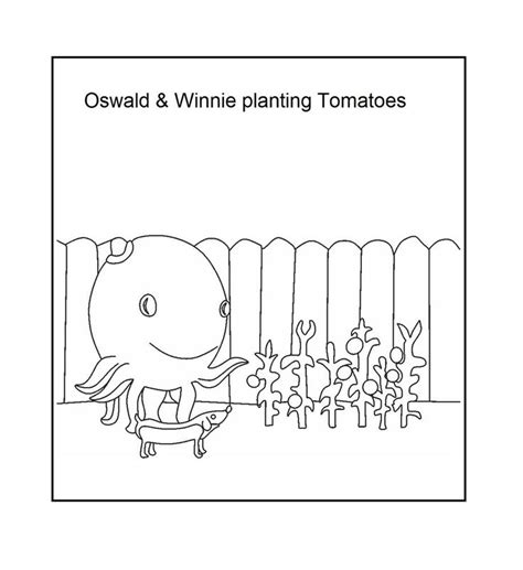 Oswald The Octopus Coloring Page | Octopus coloring page, Oswald the octopus, Coloring pages