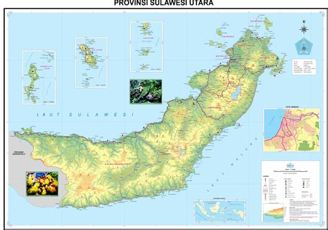 Peta Provinsi Sulawesi Utara