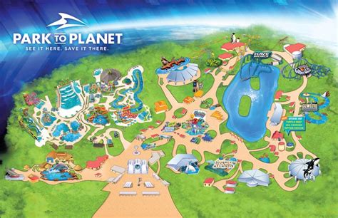 SeaWorld San Antonio Map - guidemapsonline in 2023 | Seaworld (san antonio), Sea world, San antonio