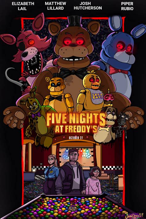 Five Nights at Freddy's - Movie Fan Poster by JohnDrawFatties on DeviantArt