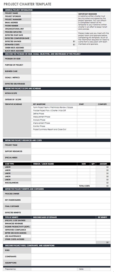 Free Lean Six Sigma Templates Smartsheet with regard to Dmaic Report Template – 10+ Examples of ...