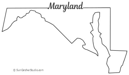 Map Outline, Tattoo Outline, State Outline, Maryland Tattoo, Res Life ...