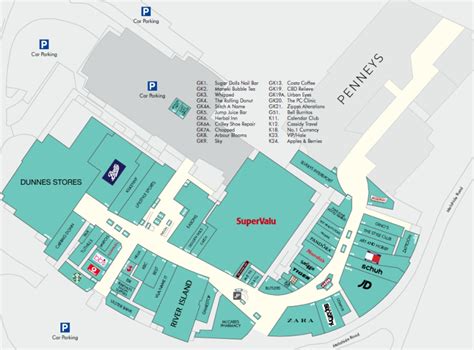 Centre Map | Swords Pavilions Shopping Centre