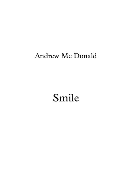 Smile - Voice - Digital Sheet Music | Sheet Music Plus