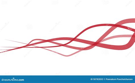 Red line white background stock illustration. Illustration of cute ...