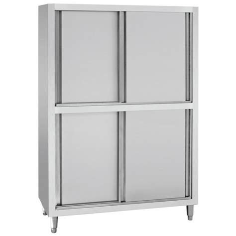 Upright Tall Kitchen Stainless Steel Cupboard With Sliding Doors For Restaurant and Hotel ST-C13 ...