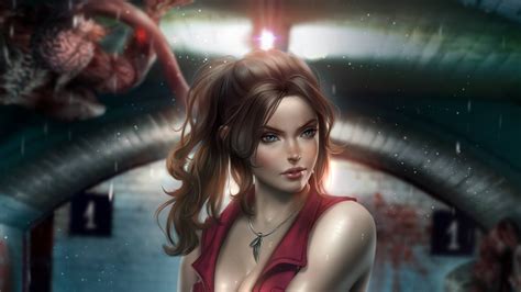 3840x2160 Claire Redfield Resident Evil 2 FanArt 4K ,HD 4k Wallpapers ...